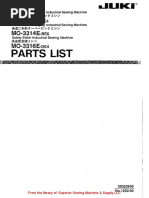 Parts List: M0-3304E-OE4 M0-3314E-BE6 M0-3316E-DE4