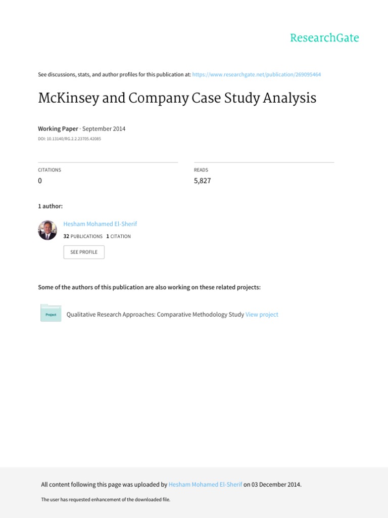 Mckinsey Case Study Prep – Mckinsey Case Interview Process – ONJVYX