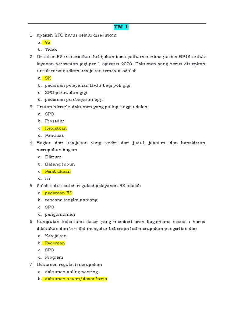QUIZ | PDF