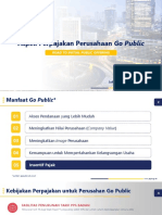 Materi DJP-Aspek Perpajakan Perusahaan Go Public - 2021.07.22