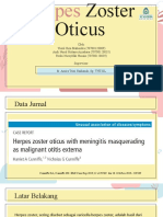 Herpes Zoster Oticus - Journal Reading