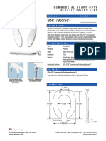 95CT/95SSCT - : Commercial Heavy-Duty Plastic Toilet Seat