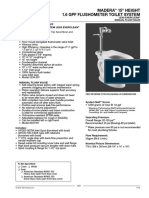 Madera 15" Height 1.6 GPF Flushometer Toilet System: ™ Less Everclean Manual Flush Valve