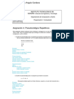 Asignación 04 - Pseudocódigos Repetitivos - 163373