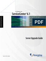 Servicecenter 6.1: Server Upgrade Guide