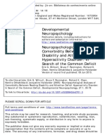 Willcutt Et Al (2005) Neuropsychology, PS and Dyslexia