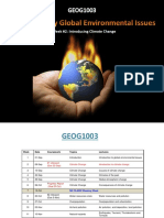 Week #2: Introducing Climate Change