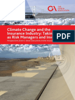 Climate Change and The Insurance Industry - Taking Action As Risk Managers and Investors