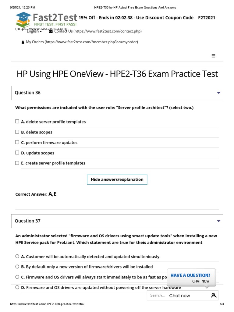 HPE2-B06 Antworten