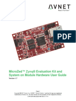 Microzed ™ Zynq® Evaluation Kit and System On Module Hardware User Guide
