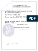 Act6 Reporte de Investigacion Motor Electrico de Corriente
