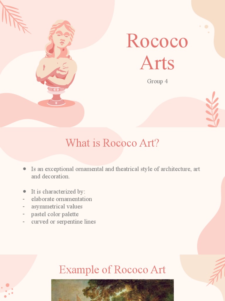 Rococo Arts Pdf Aesthetics Western Art
