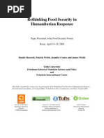 Download Rethinking Food Security in Humanitarian Response Paper presented to the food security forum Rome April 16 - 18 2008 by Oxfam SN52828483 doc pdf