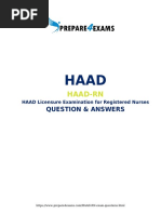 Latest HAAD HAAD-RN of Exam Practice Questions and Answers | PDF | Pain ...