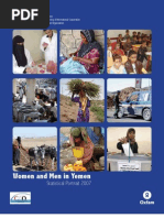 Download Women and Men Yemen Statistical portrait by Oxfam SN52828523 doc pdf
