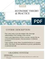 Macroeconomic Theory & Practice