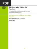 Download The Real Story Behind the Numbers The impacts of the global economic crisis 2008-2009 on Indonesias women workers by Oxfam SN52828573 doc pdf