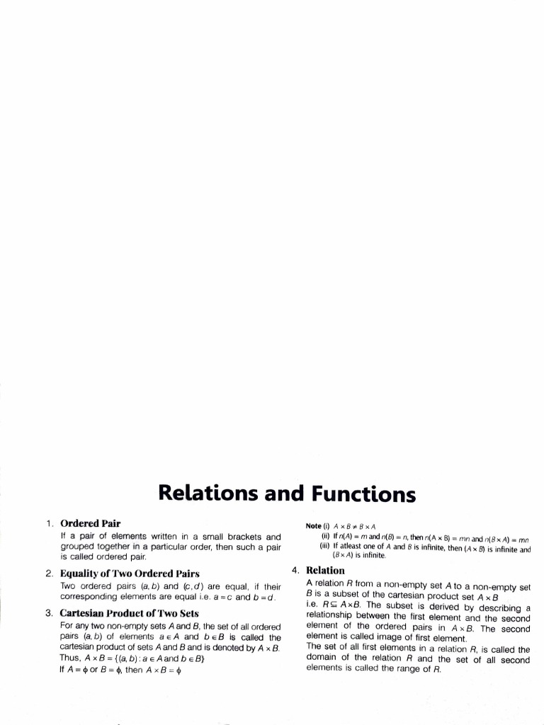 Understanding Relations and Functions | PDF | Function (Mathematics ...