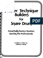 Master Technique Builders For Snare Drum - Cirone