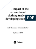 The Impact of The Second-Hand Clothing Trade On Developing Countries
