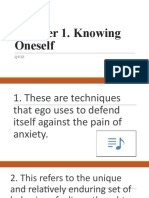 Chapter 1 Quiz: Understanding the Self and Psychological Defenses