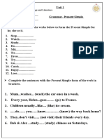 Activity Sheet Grammar 145 Present Simple