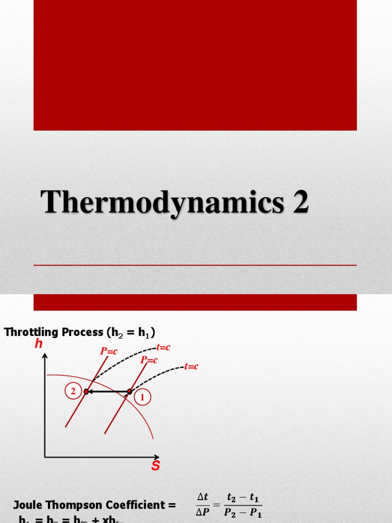 Throttling Adiabatic Process PDF