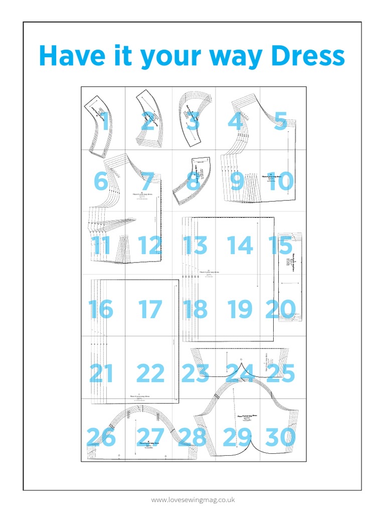 Dress Pattern Guide for Sewers | PDF | Dress | Consumer Goods