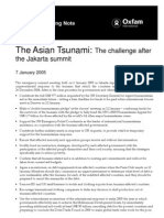 The Asian Tsunami: The Challenge After The Jakarta Summit