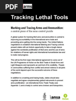 Download Tracking Lethal Tools Marking and tracing arms and ammunition A central piece of the arms control puzzle by Oxfam SN52829590 doc pdf