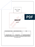 HACCP Sample Kit
