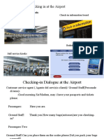 Checking in at The Airport: Check-In Information Board Choice of Check-In Methods