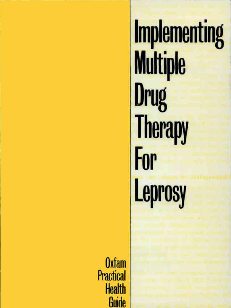 Implementing Multiple Drug Therapy For Leprosy PDF Leprosy Health