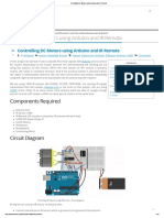 Controlling DC Motors Using Arduino and IR Remote