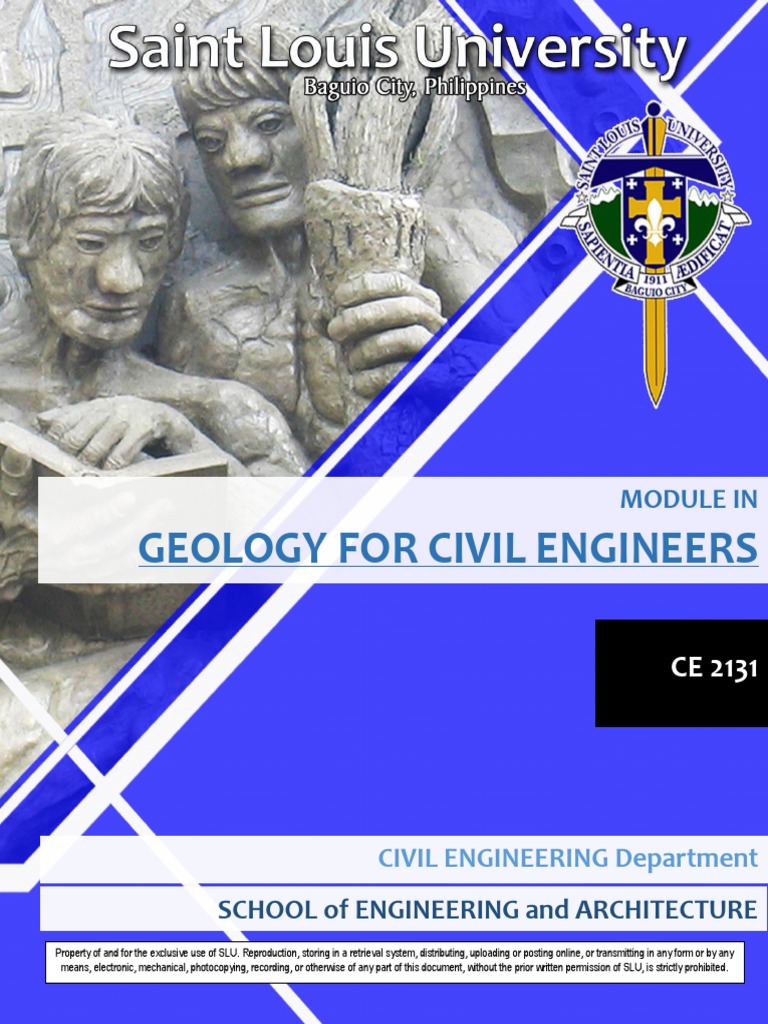 Geology for Civil Engineers Module | PDF | Plate Tectonics | Aquifer