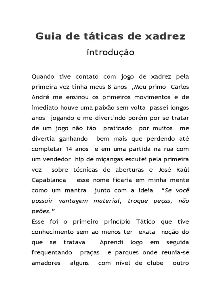 Guia De Táticas De Xadrez - eBook, Resumo, Ler Online e PDF - por