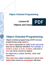 Object Oriented Programming: Objects and Classes