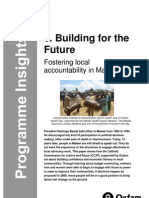 Building For The Future: Fostering Local Accountability in Malawi