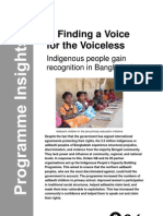 Finding A Voice For The Voiceless: Indigenous People Gain Recognition in Bangladesh