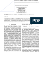 Data Uncertainty in A Hybrid Gis: Michael Glemser and Dieter Fritsch