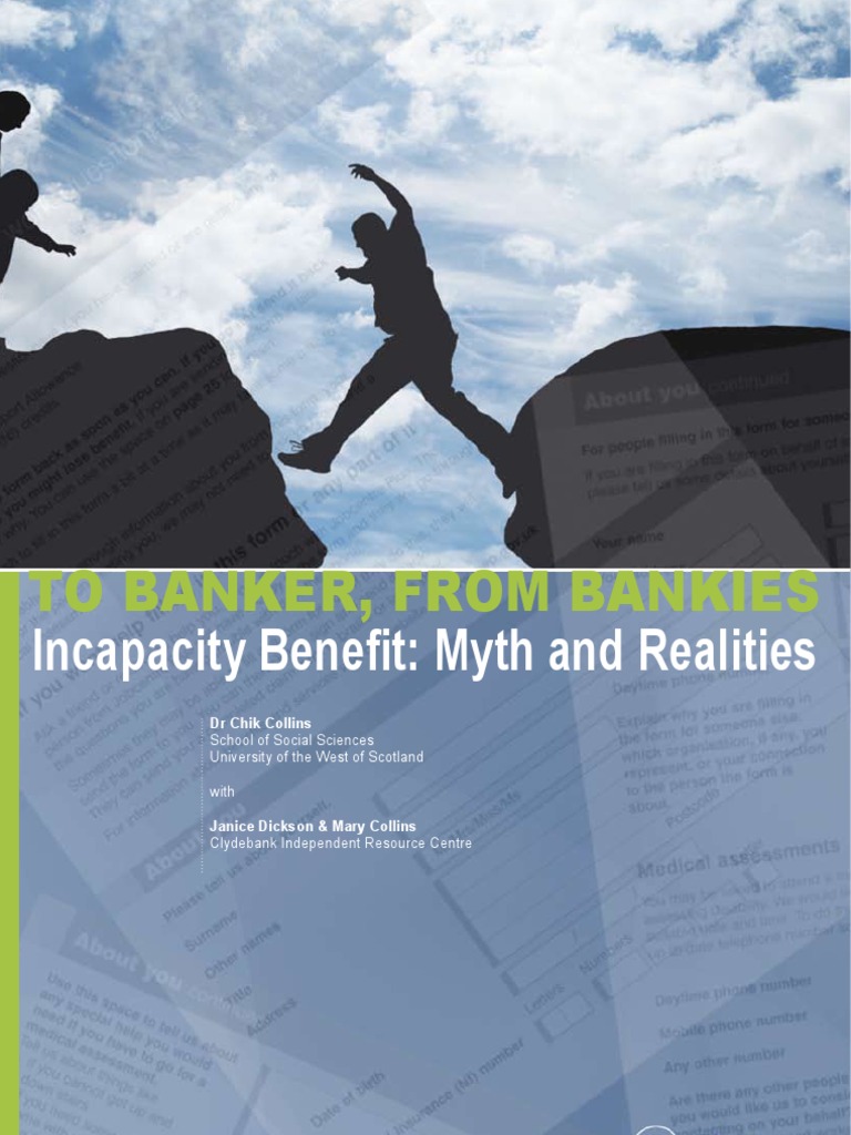 Incapacity Benefit: Myths and Realities | PDF | Welfare | Employment