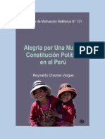 ALEGRÍA POR UNA NUEVA CONSTITUCIÓN POLÍTICA PERUANA