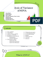 Analysis of Variance Anova