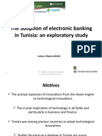 The Adoption of Electronic Banking in Tunisia