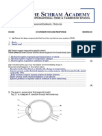 Avehi Vivek - CLASS TEST - COORDINATION AND RESPONSE