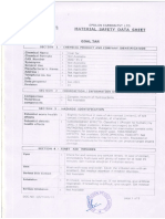 Crude Coal Tar - Msds