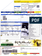 Sui Southern Gas Company Limited bill summary and charges