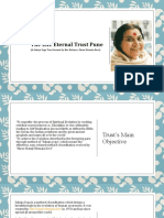 The Life Eternal Trust Pune: (A Sahaja Yoga Trust Formed by Her Holiness Shree Nirmala Devi)