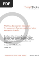 Download The Clean Development Mechanism An assessment of current practice and future approaches for policy by Tyndall Centre for Climate Change Research SN5283244 doc pdf