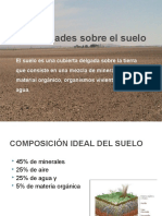 Generalidades sobre el suelo: composición, propiedades y contaminación